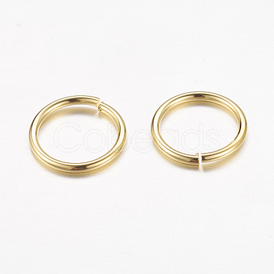 Brass Open Jump Rings JRC10MM-G-1