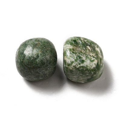 Natural Green Spot Jasper Beads G-G979-A13-1