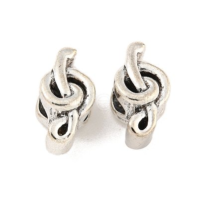 Rack Plating Alloy European Beads FIND-B034-35AS-1