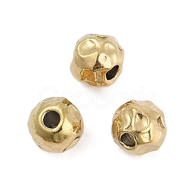 Textured 316 Surgical Stainless Steel Beads STAS-M106-01A-G-1