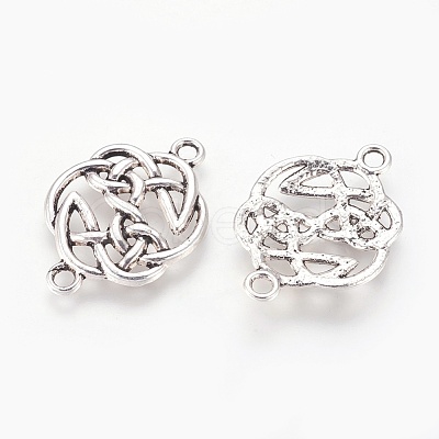 Tibetan Style Alloy Links connectors X-TIBE-S299-035AS-NR-1