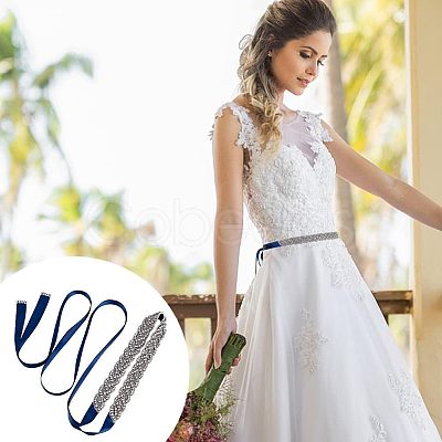 Polyester Bridal Belts DIY-WH0043-02C-1