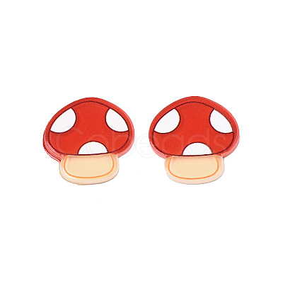 Printed Acrylic Cabochons X-OACR-N135-42-1