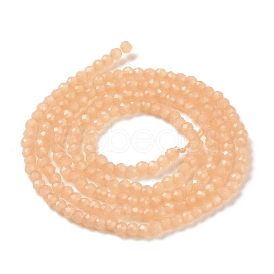 Glass Imitation Jade Beads Strands GLAA-H021-05-02-1