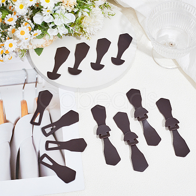 8Pcs 1-Hole PU Leather Buttons FIND-GF0008-82A-1