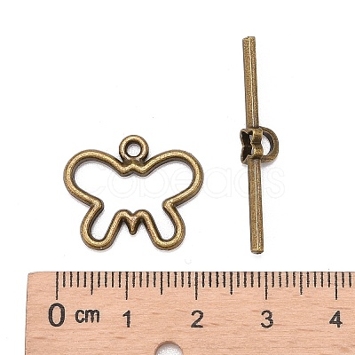Tibetan Style Alloy Toggle Clasps MLF5111Y-NF-1