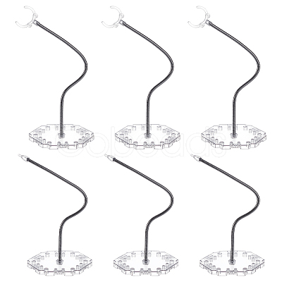 ABS Model Assembled Action Figure Display Holders AJEW-WH0596-775B-1
