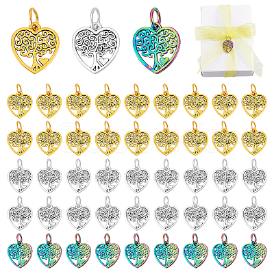 50Pcs Alloy Pendants PALLOY-PH01775-1