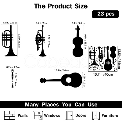 PVC Wall Stickers DIY-WH0377-099-1