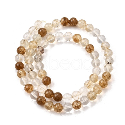 Watermelon Stone Glass Beads Strands G-L621-B03-6mm-1