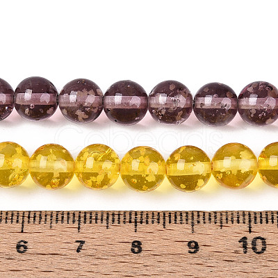 Luminous Handmade Lampwork Beads Strands LAMP-N036-12A-01-1