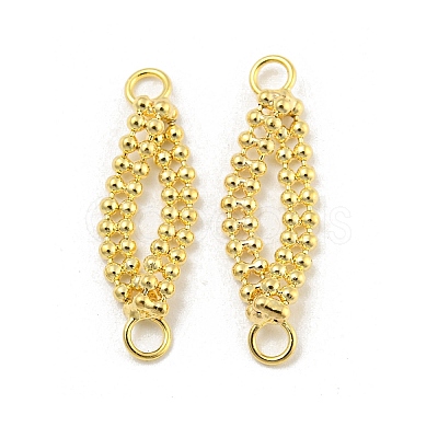 Brass Connector Charms KK-P258-14G-1