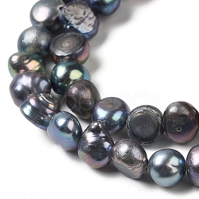 Natural Cultured Freshwater Pearl Beads Strands PEAR-E017-33-1