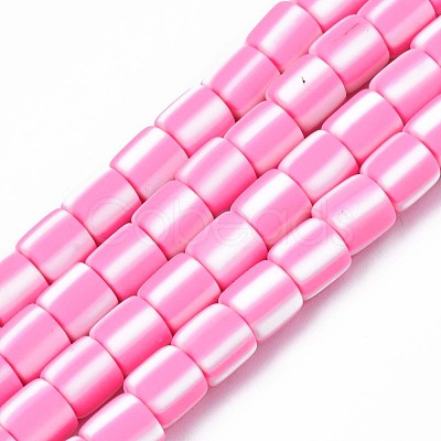 Handmade Polymer Clay Bead Strands CLAY-T020-12F-1