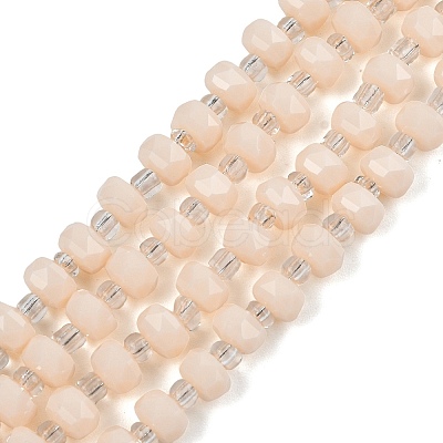 Opaque Glass Beads Strands GLAA-P076-01C-06-1