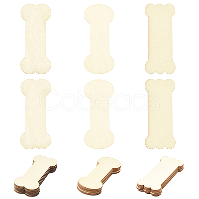 60Pcs 3 Styles Wood Thread Winding Boards DIY-SC0031-10B-1