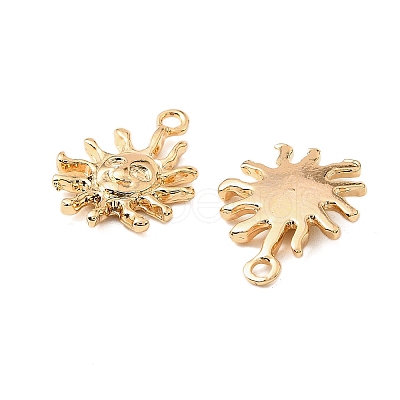 Brass Micro Pave Cubic Zirconia Pendants KK-K351-62G-1