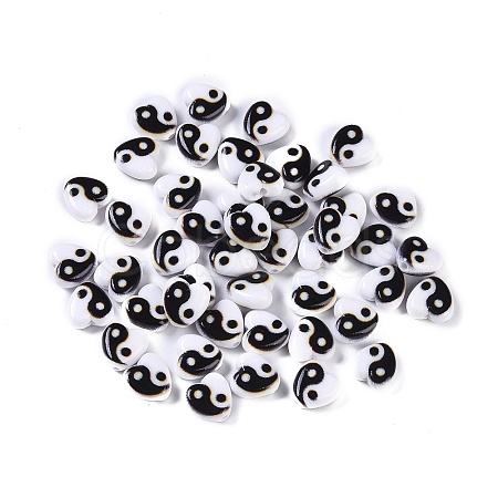 Opaque Acrylic Bead OACR-H114-01-1