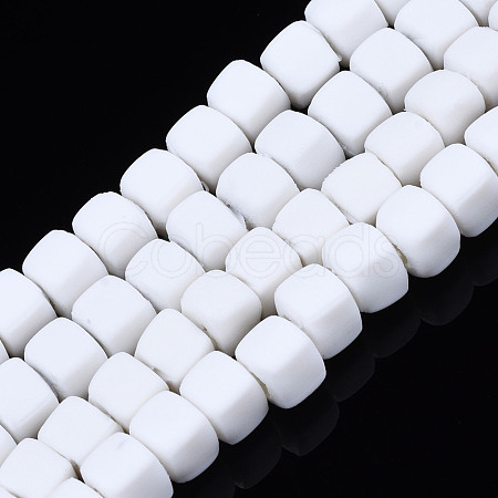 Handmade Polymer Clay Beads Strands CLAY-S092-78O-1