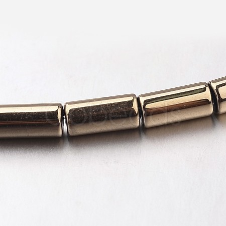 Electroplate Non-magnetic Synthetic Hematite Bead Strands G-F300-37C-06-1