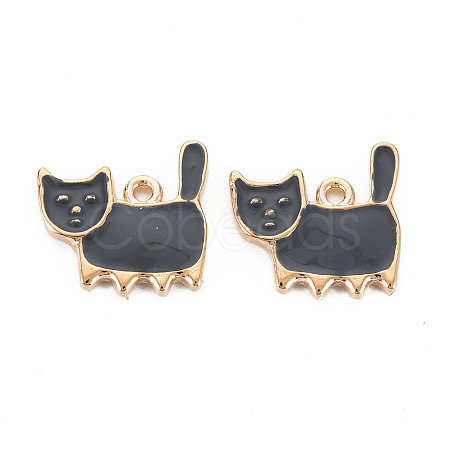 Rack Plating Alloy Pendants ENAM-S129-020-RS-1