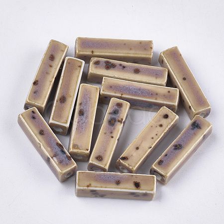 Handmade Porcelain Beads X-PORC-S498-28H-1