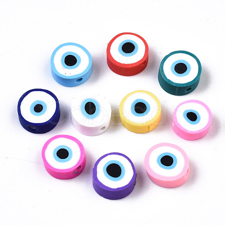 Handmade Polymer Clay Beads X-CLAY-ZX006-07-1