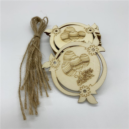 Wooden Cutouts Ornaments WOOD-TAC0003-73-1