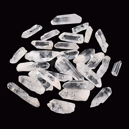 Rough Raw Natural Quartz Crystal Beads G-M376-04-1