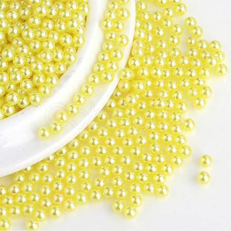 Imitation Pearl Acrylic Beads OACR-S011-2mm-Z3-1