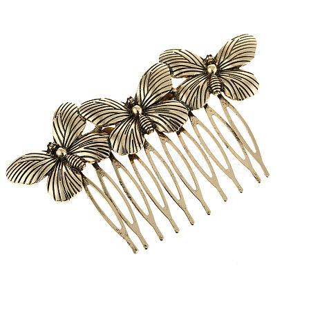 Alloy Hair Combs PW-WG0BF7C-03-1