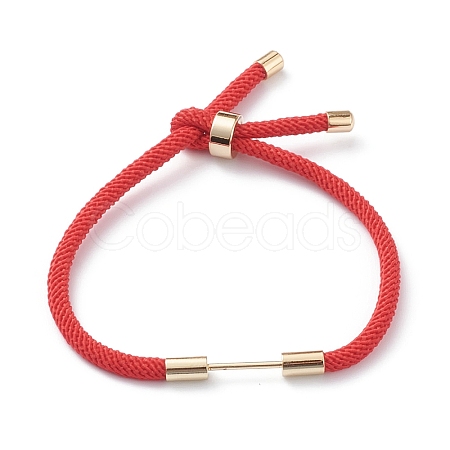 Braided Nylon Cord Bracelet Making MAK-A017-D01-06G-1