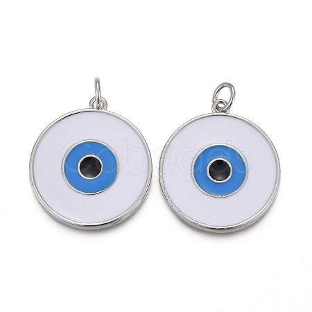 Brass Enamel Pendants KK-F821-48A-P-1