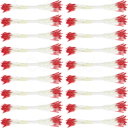 Rope with Plaster Artificial Fzlower Core for Hairpin Accessories DIY-WH20010-10A-1