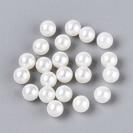 ABS Imitation Pearl Acrylic Beads OACR-S011-4mm-01-1