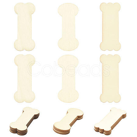 60Pcs 3 Styles Wood Thread Winding Boards DIY-SC0031-10B-1