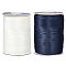 BENECREAT 2 Rolls 2 Colors 80M Polyester Satin Ribbons, Fold Over Edged Ribbon, Garment Accessories, Mixed Color, 5/8 inch(15mm), about 87.49 Yards(80m)/roll, 1 roll/color