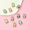 10Pcs 5 Colors Printed Alloy Pendants FIND-YW0004-46B-1