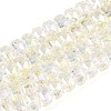 Electroplate Transparent Glass Beads Strands EGLA-N022-04A-D20-1