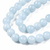 Natural Chalcedony Beads Strands X-G-S333-8mm-004-3