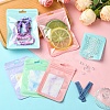 100Pcs 5 Styles Macaron Color Plastic Yin-yang Resealable Bags OPP-YW0001-06A-5