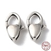 925 Thailand Sterling Silver Lobster Claw Clasps STER-D003-52P-3