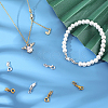 24Pcs 6 Styles Brass Spring Ring Clasps FIND-PH0009-98-4