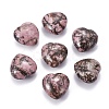 Natural Rhodonite Heart Love Stone G-I219-04A-1