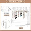 Transparent Acrylic Earring Display Stands EDIS-WH0029-12-2