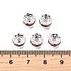 Brass Grade A Rhinestone Spacer Beads RB-A014-Z8mm-21S-4