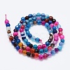 Natural Agate Beads Strands G-E469-12G-2