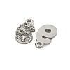 304 Stainless Steel Pendants STAS-L080-002P-06-2