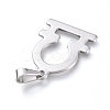 Non-Tarnish 304 Stainless Steel Pendants STAS-L210-06A-P-2