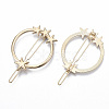 Alloy Hollow Geometric Hair Pin X-PHAR-N005-010G-2